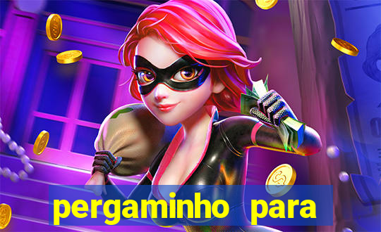 pergaminho para escrever dentro